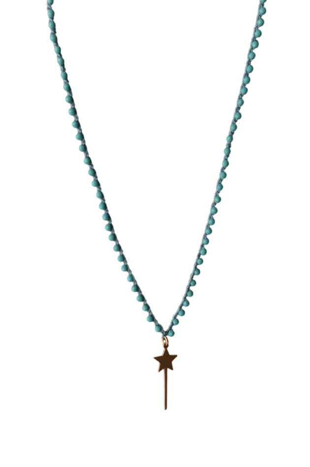 Collana con ciondolo bacchetta magica